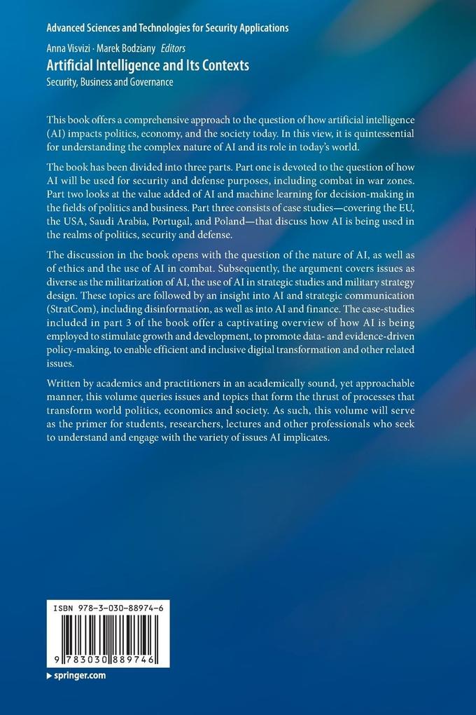Weitere Ansicht: Artificial Intelligence and Its Contexts