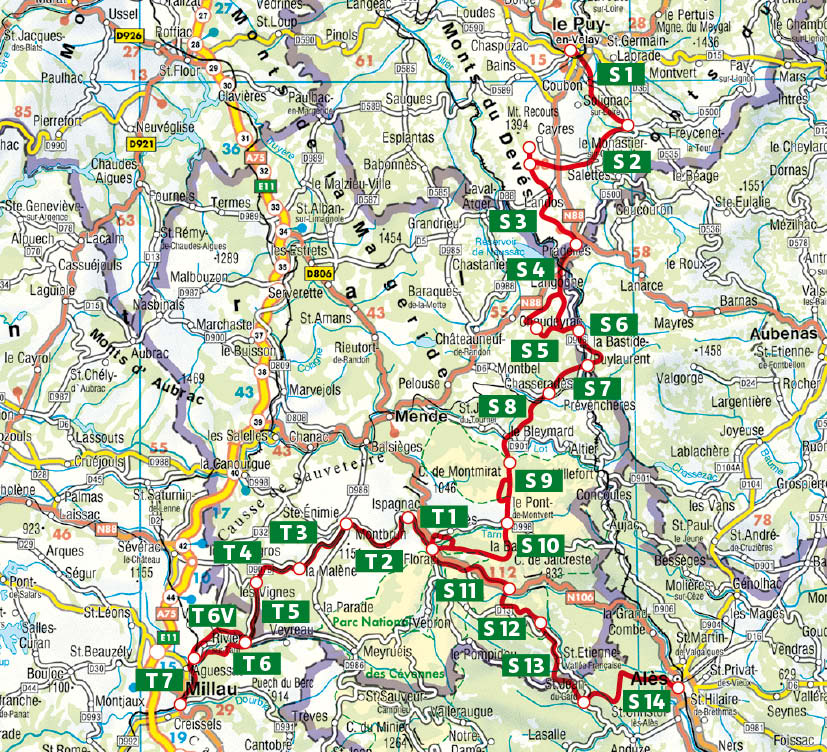 Weitere Ansicht: Cevennen: Stevensonweg GR 70 | Albrecht Ritter