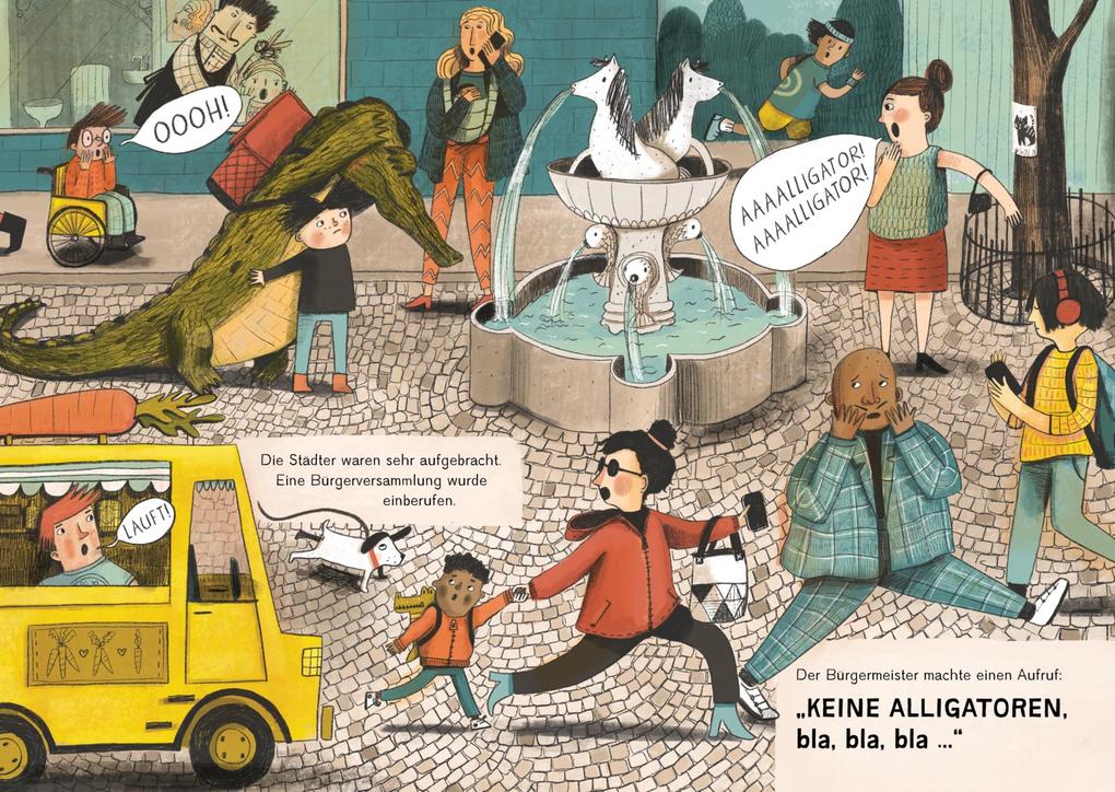 Weitere Ansicht: Kommt ein Alligator in die Stadt | Judith Henderson