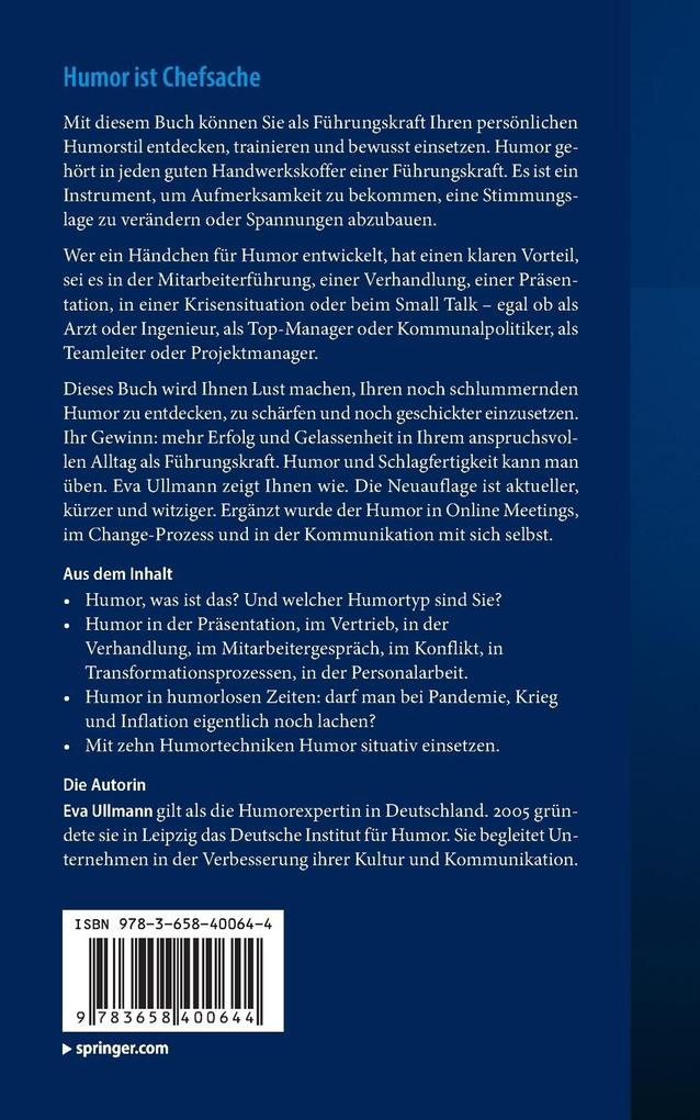 Weitere Ansicht: Humor ist Chefsache | Eva Ullmann