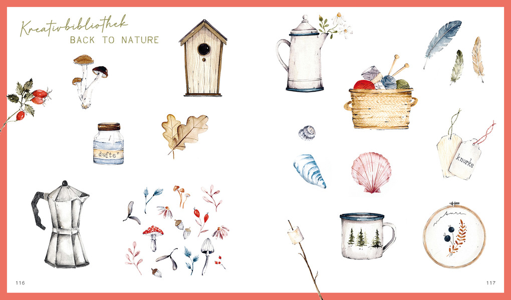 Weitere Ansicht: Boho Watercolor | Madeleine Zülke