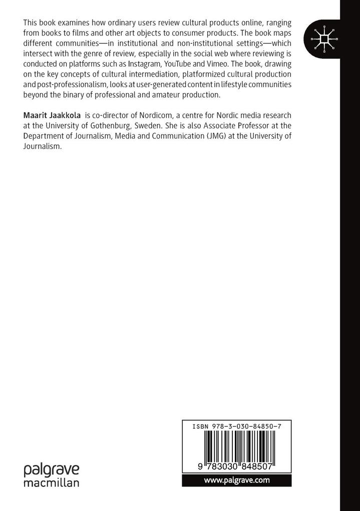 Weitere Ansicht: Reviewing Culture Online | Maarit Jaakkola