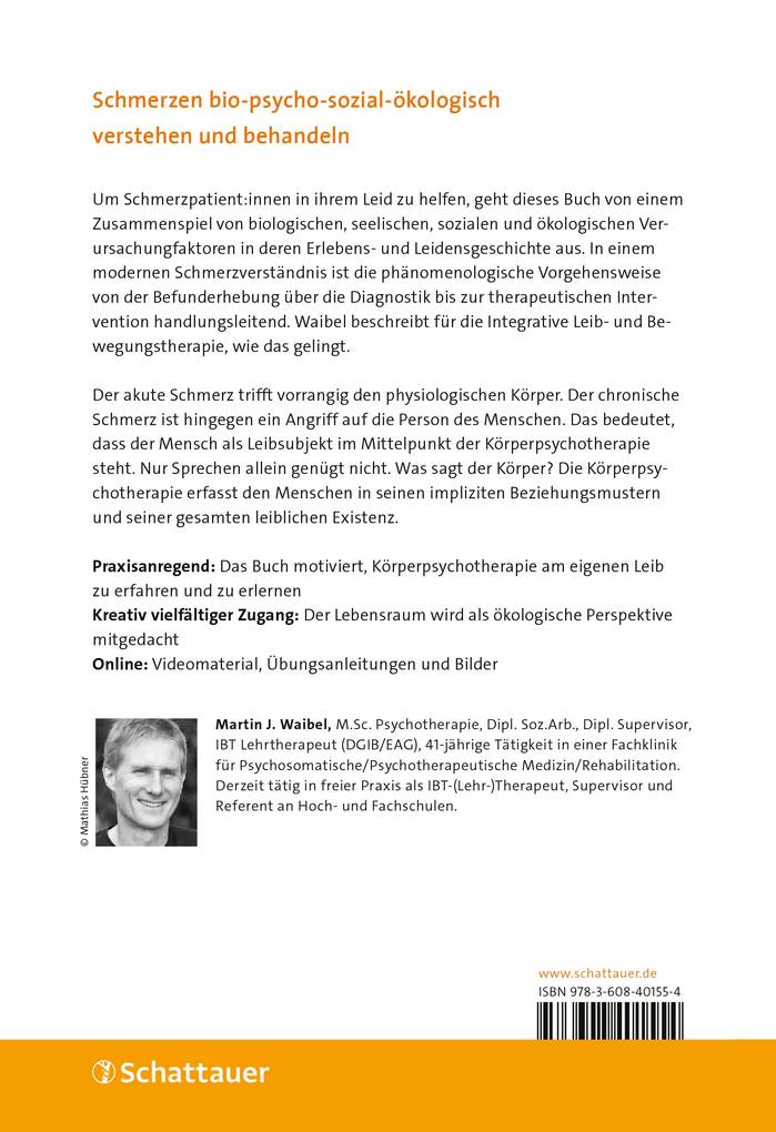 Weitere Ansicht: Körperpsychotherapie bei chronischen Schmerzen | Martin J. Waibel