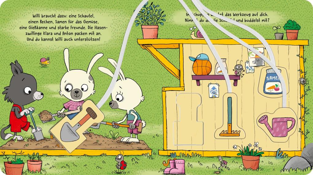 Weitere Ansicht: Willi Wölfchen: Wir buddeln im Garten! | Julia Klee