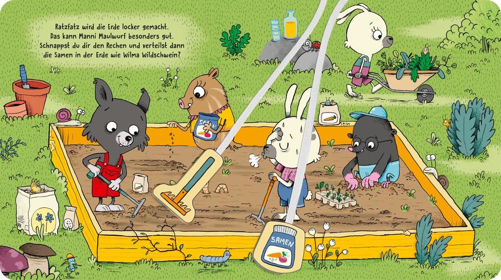 Weitere Ansicht: Willi Wölfchen: Wir buddeln im Garten! | Julia Klee