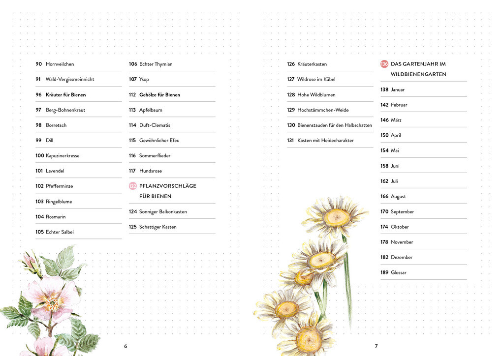 Weitere Ansicht: Mein Bienengarten - Das illustrierte Gartenbuch | Bärbel Oftring