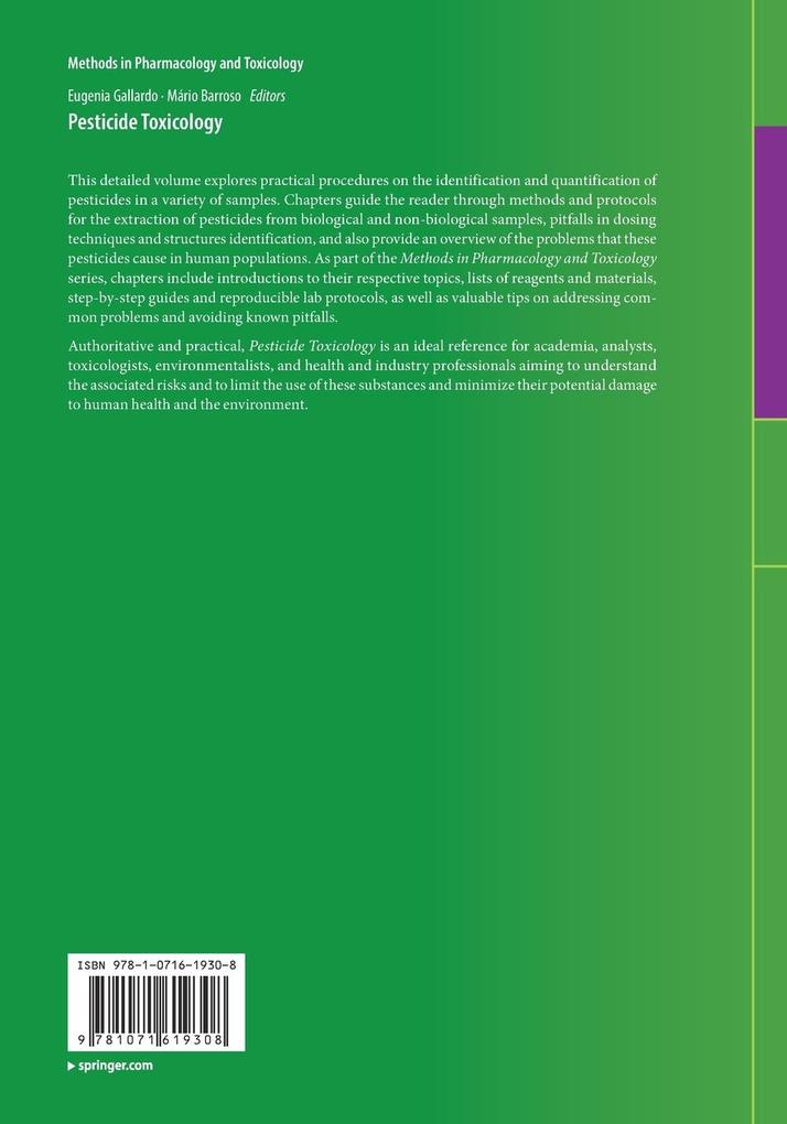 Weitere Ansicht: Pesticide Toxicology