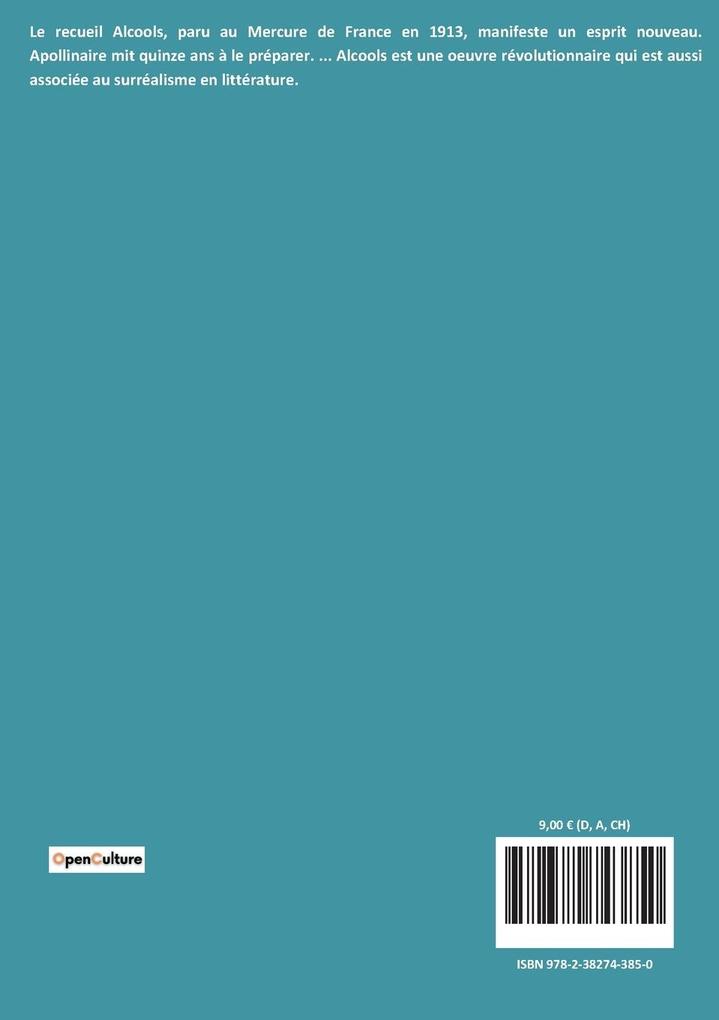Weitere Ansicht: Alcools | Guillaume Apollinaire