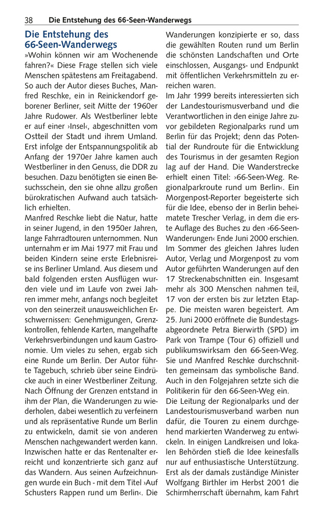 Weitere Ansicht: TRESCHER Reiseführer 66-Seen-Wanderung | Manfred Reschke, Andreas Sternfeldt
