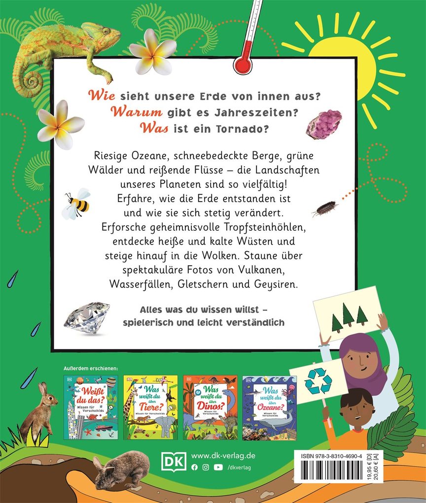 Weitere Ansicht: Wissen für Vorschulkids. Was weißt du über die Erde? | Andrea Mills, Ben Hubbard
