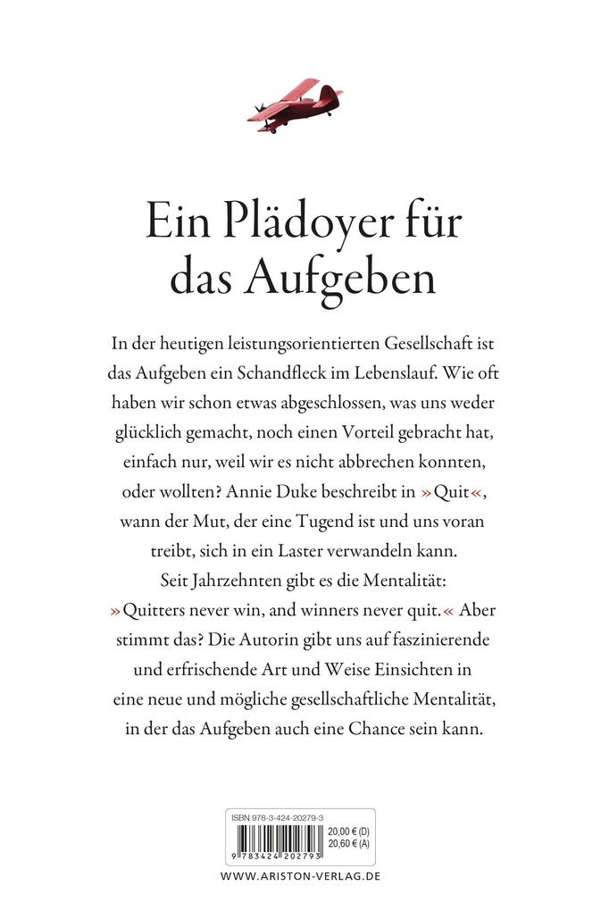 Weitere Ansicht: Quit | Annie Duke