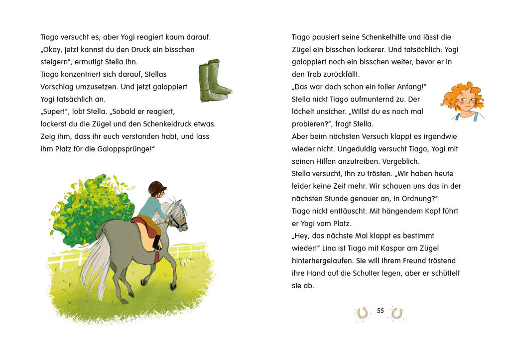 Weitere Ansicht: Zauberhufe - Unser magischer Ponyhof - Pony-Freunde im Galopp | Amelie Plaas-Link