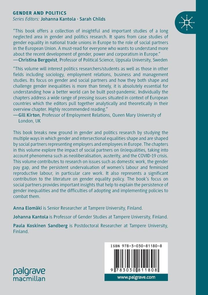 Weitere Ansicht: Social Partners and Gender Equality