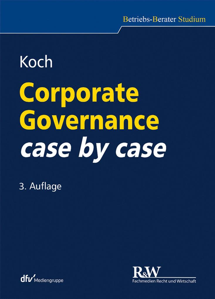 Produktbild: Corporate Governance case by case | Christopher Koch