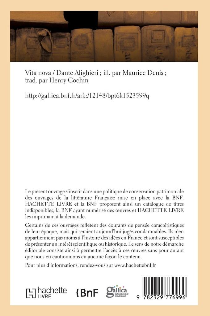 Weitere Ansicht: Vita nova | Dante