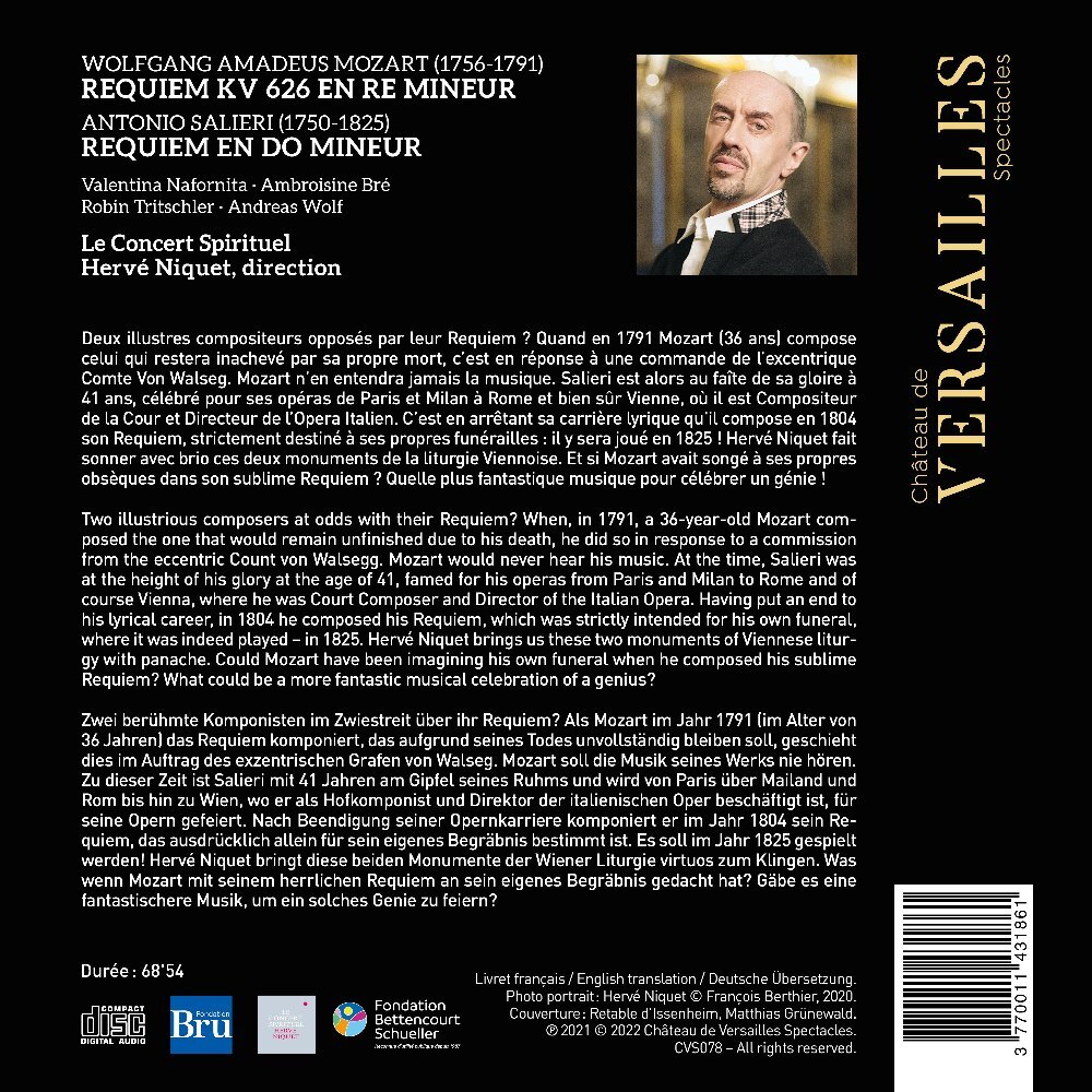 Weitere Ansicht: Requiem | Wolfgang Amadeus Mozart, Antonio Salieri