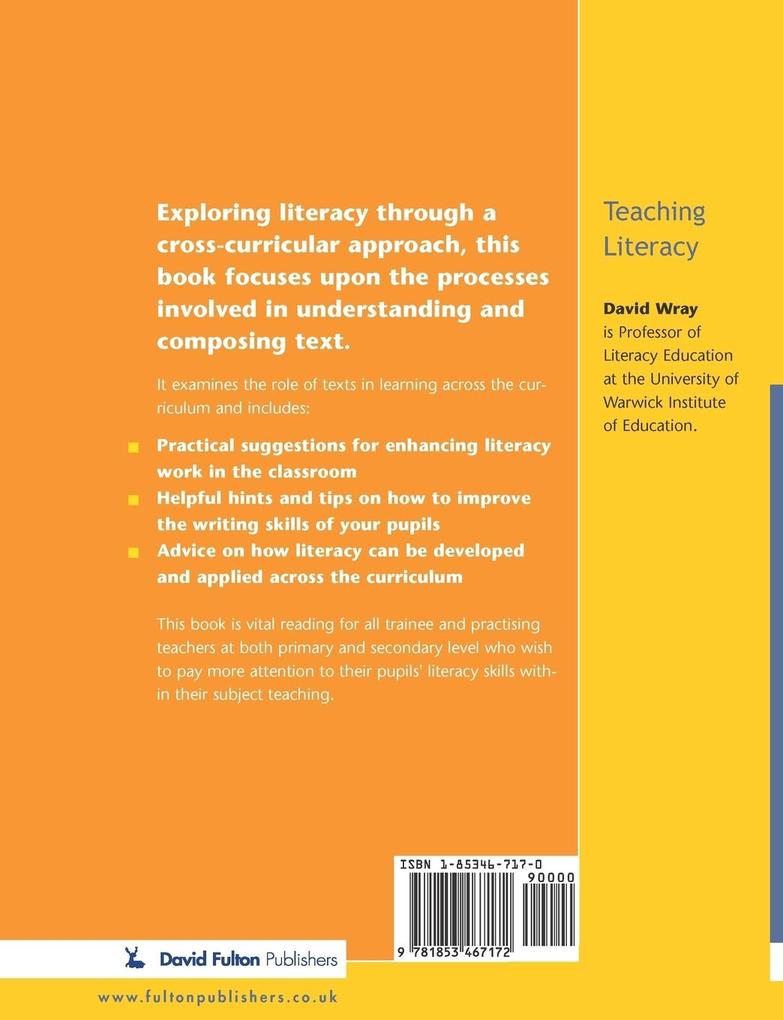 Weitere Ansicht: Teaching and Learning Literacy | David Wray