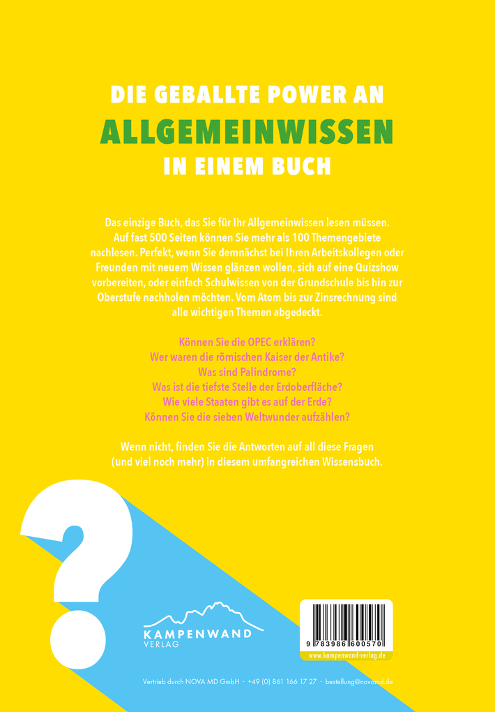 Weitere Ansicht: Muss man das wissen? | Werner Wirth