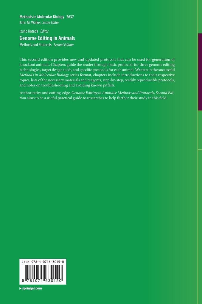 Weitere Ansicht: Genome Editing in Animals