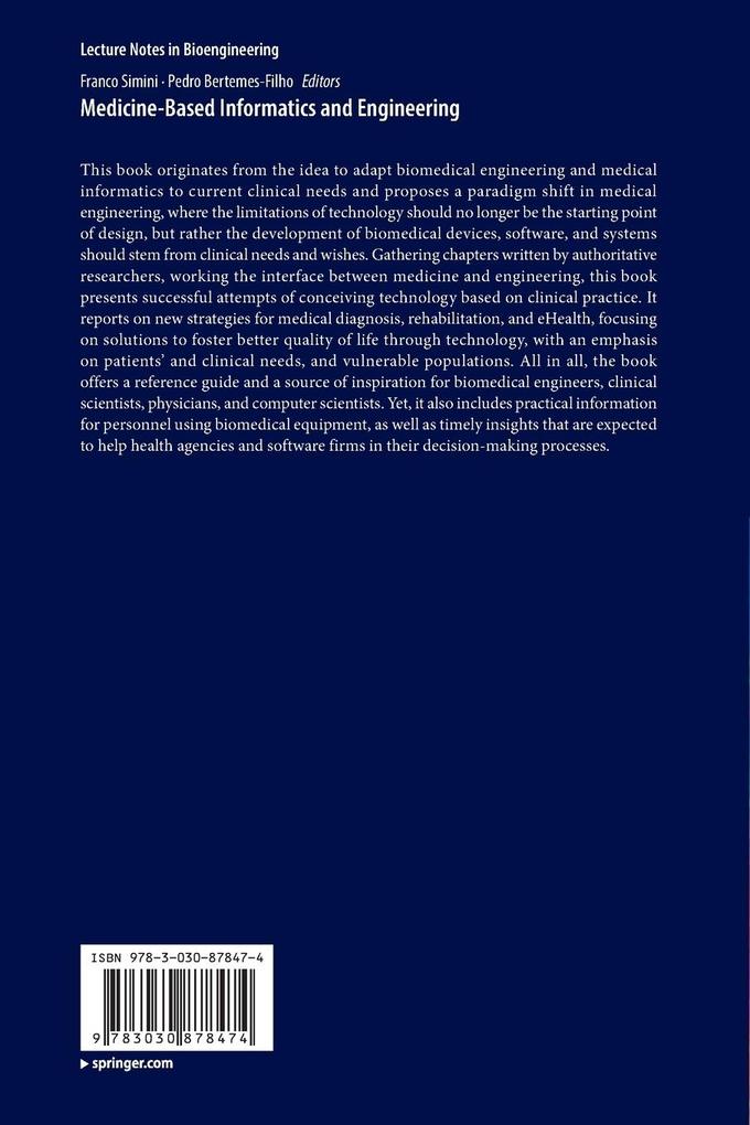 Weitere Ansicht: Medicine-Based Informatics and Engineering