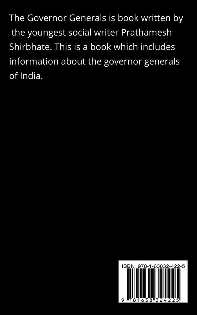 Weitere Ansicht: The Governor-Generals | Prathamesh Shirbhate
