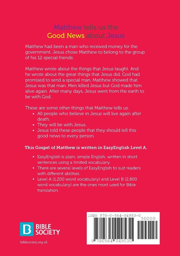 Weitere Ansicht: Gospel of Matthew | Bible Society