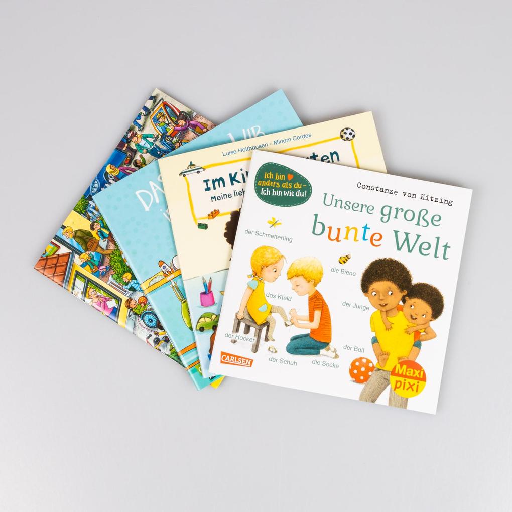 Weitere Ansicht: Maxi-Pixi-4er-Set 95: Neues aus dem Kindergarten (4x1 Exemplar) | diverse