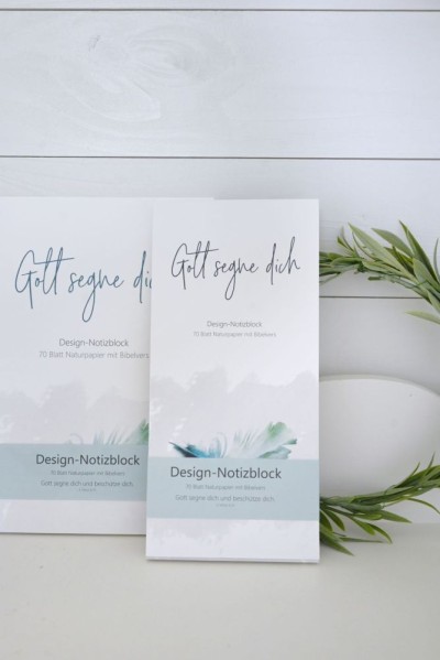 Weitere Ansicht: Notizblock "Gott segne dich" - klein