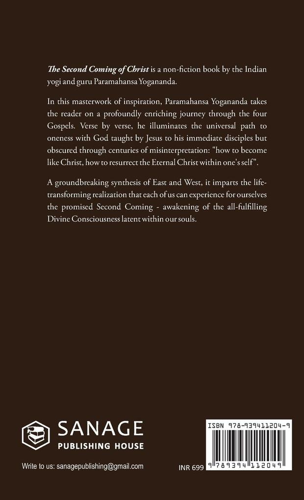 Weitere Ansicht: The Second Coming Of Christ | Paramahamsa Yogananda