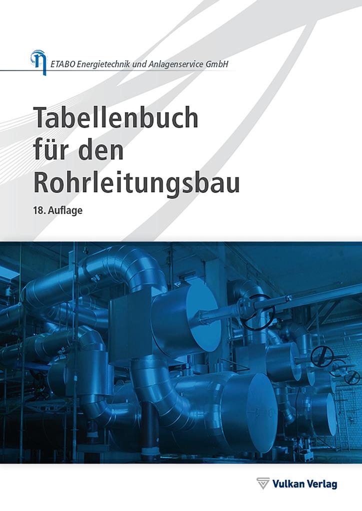 Produktbild: Tabellenbuch für den Rohrleitungsbau