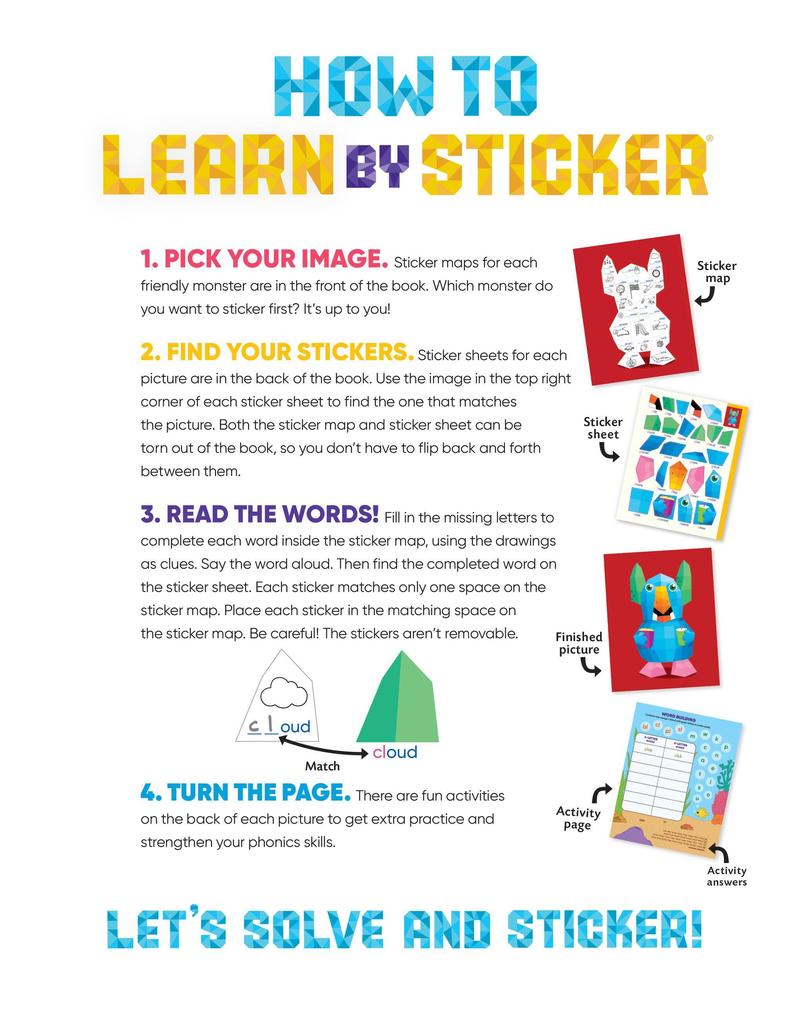 Weitere Ansicht: Learn by Sticker: Beginning Phonics