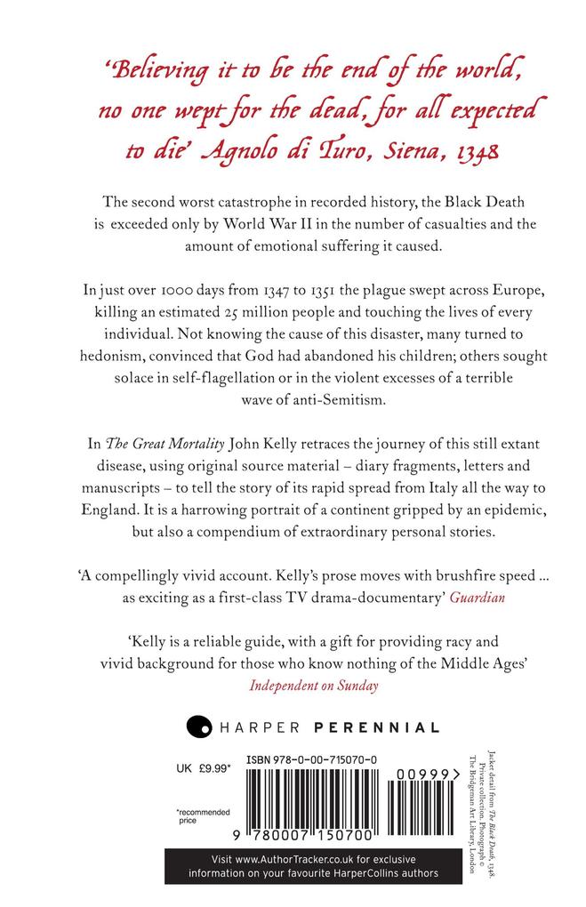 Weitere Ansicht: GREAT MORTALITY PB | John Kelly