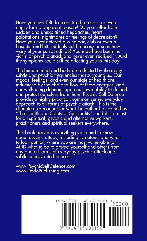 Weitere Ansicht: Psychic Self Defence | David Green