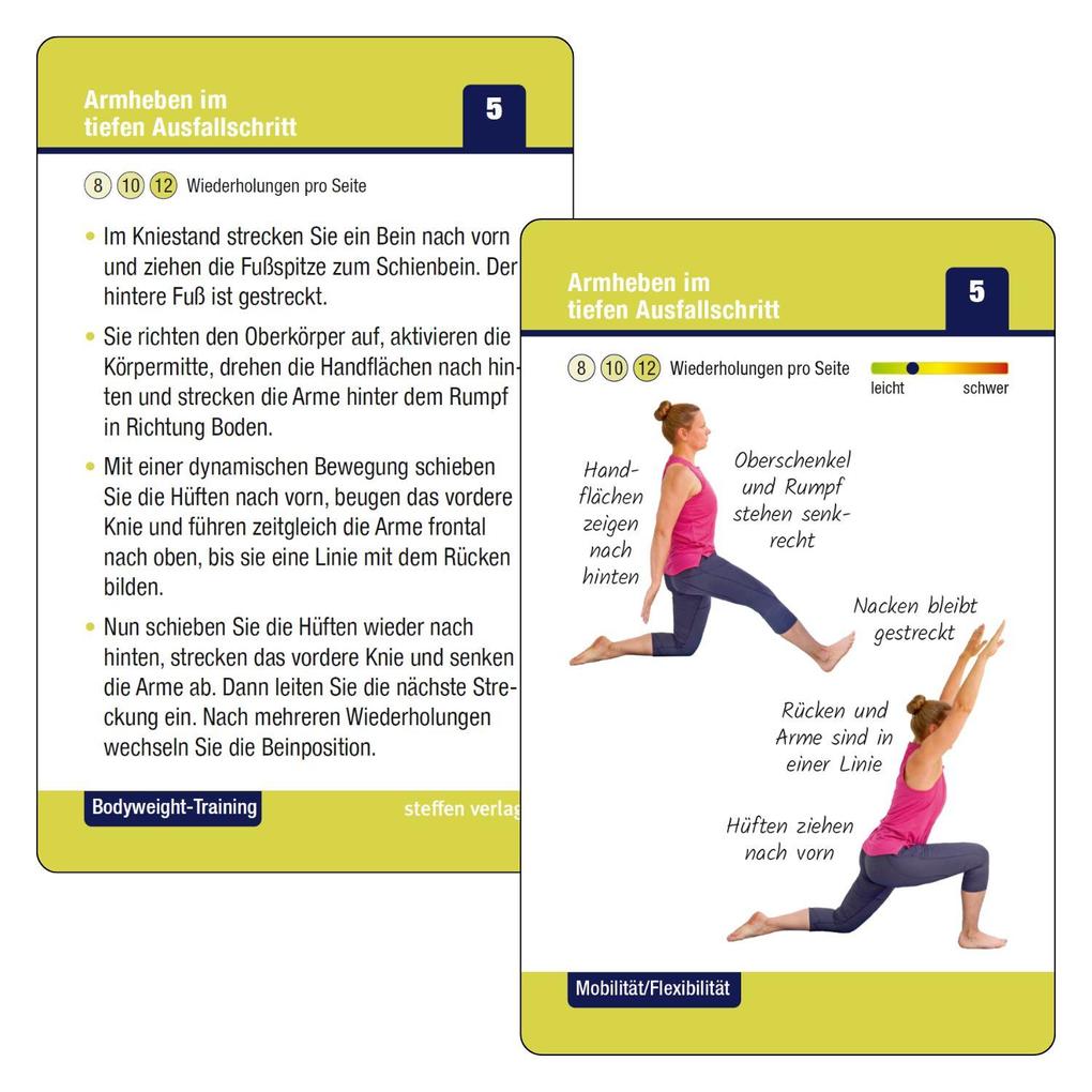 Weitere Ansicht: Trainingskarten Bodyweight-Training | Ronald Thomschke