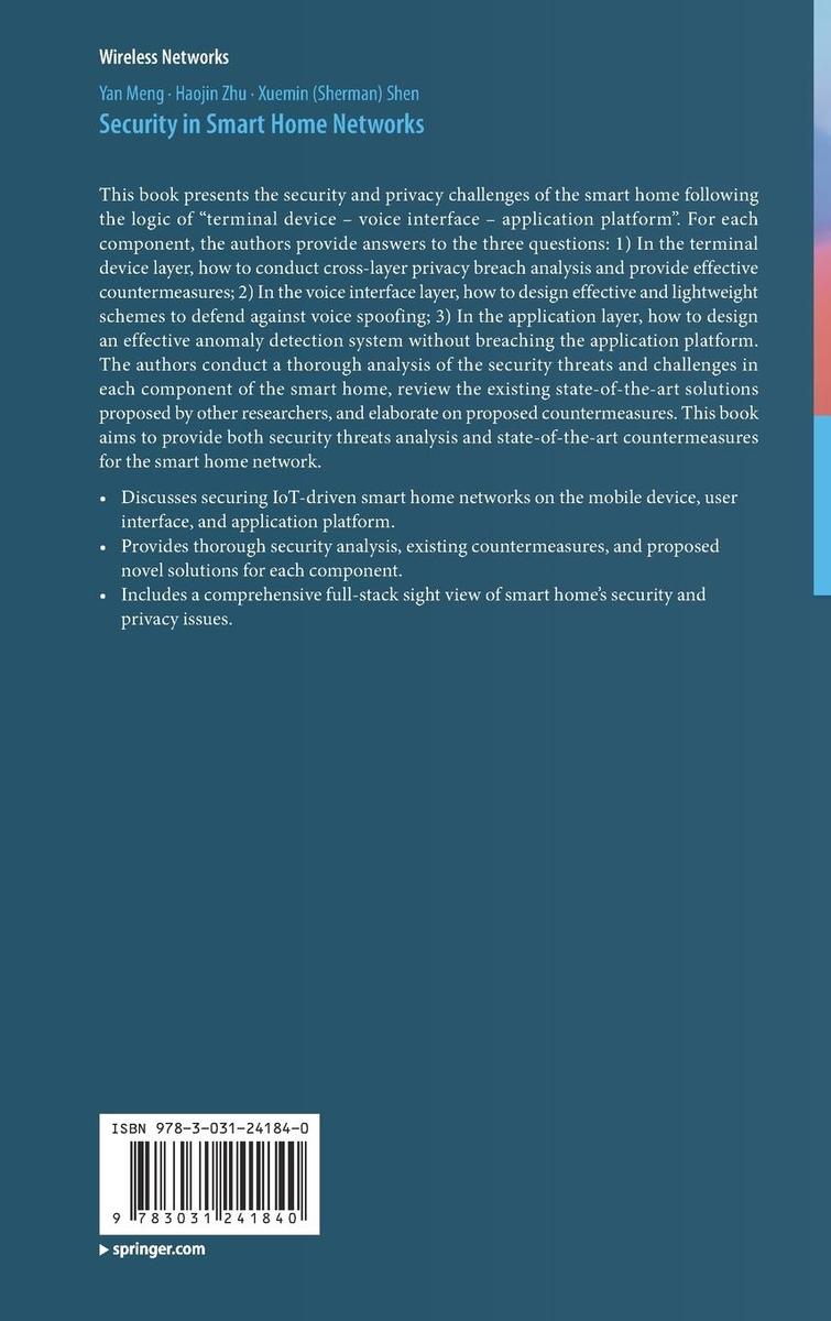 Weitere Ansicht: Security in Smart Home Networks | Yan Meng, Haojin Zhu, Xuemin (Sherman) Shen