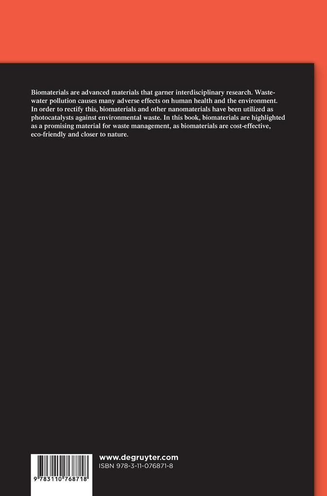 Weitere Ansicht: Biomaterials for Photocatalysis