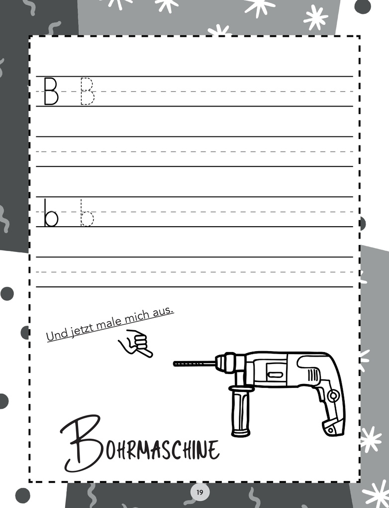 Weitere Ansicht: Vorschule Übungsheft für Jungen - 6 in 1 XXL Edition | Amanda Piniecka