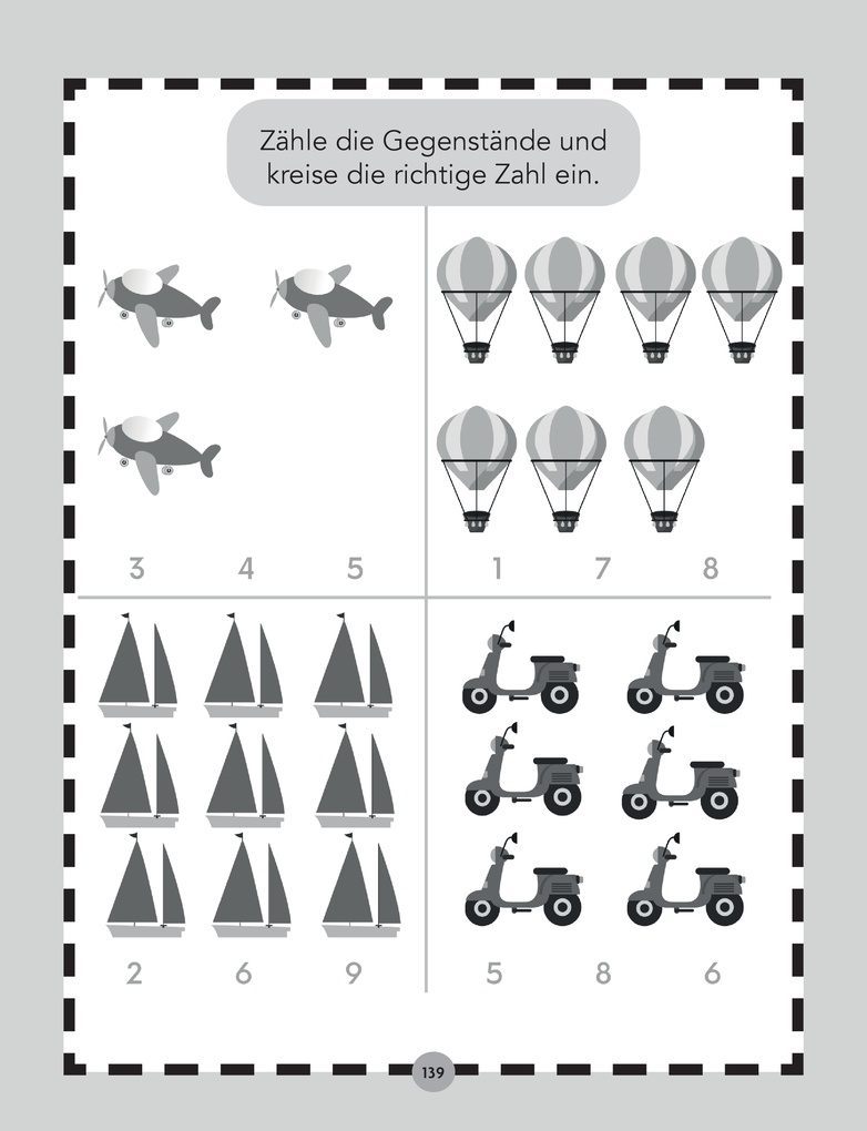 Weitere Ansicht: Vorschule Übungsheft für Jungen - 6 in 1 XXL Edition | Amanda Piniecka