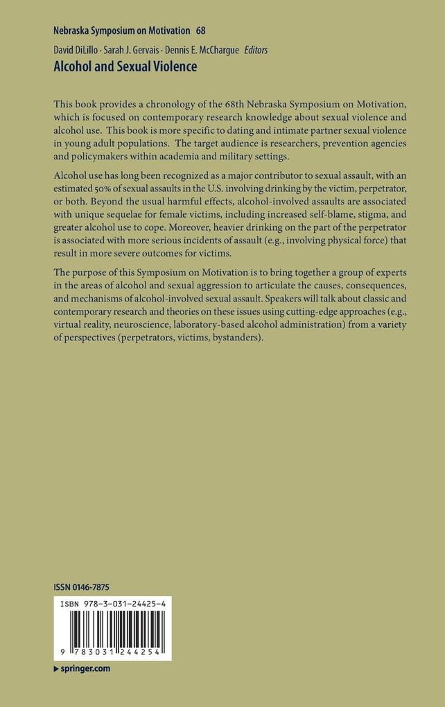 Weitere Ansicht: Alcohol and Sexual Violence