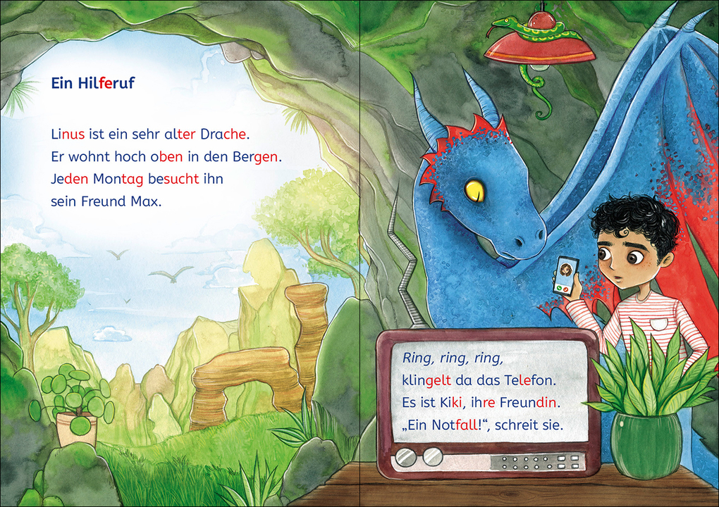 Weitere Ansicht: Leselöwen 1. Klasse - Notfall im Drachenpark | Stütze & Vorbach