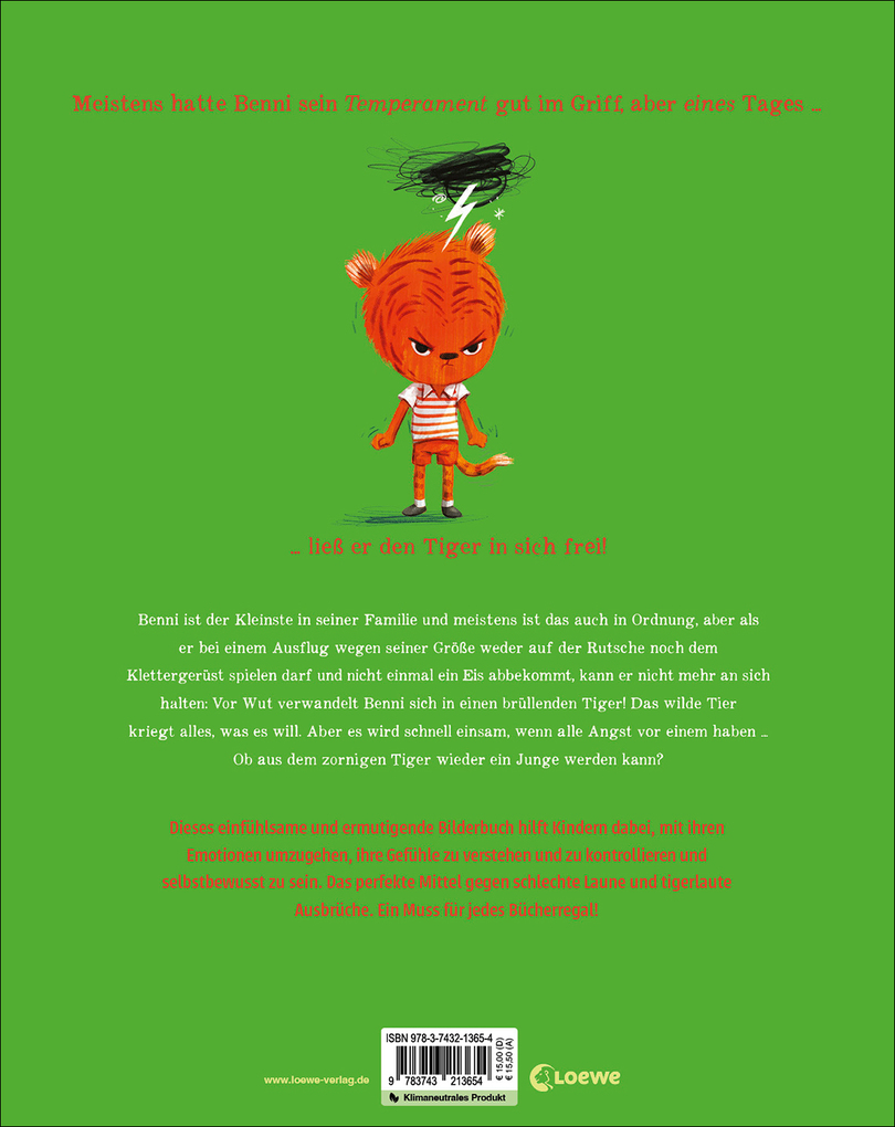 Weitere Ansicht: Benni brüllt (Die Reihe der starken Gefühle) | Tom Percival