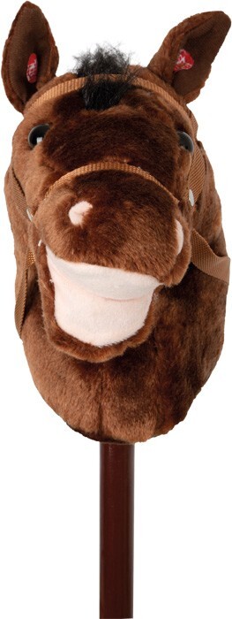 Weitere Ansicht: Small foot 4105 - Steckenpferd Donner, mit Geräusch-Funktion, Holz/Plüsch, braun, Länge: 88cm