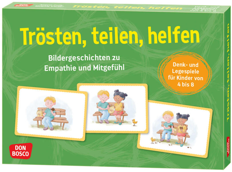 Produktbild: Trösten, teilen, helfen. Bildergeschichten zu Empathie und Mitgefühl | Angela Gully