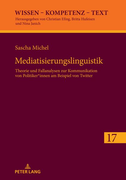 Produktbild: Mediatisierungslinguistik | Sascha Michel
