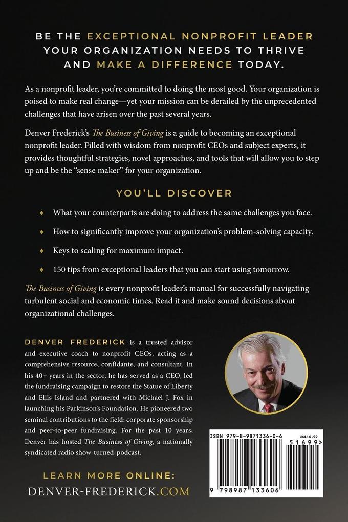 Weitere Ansicht: The Business of Giving | Denver Frederick