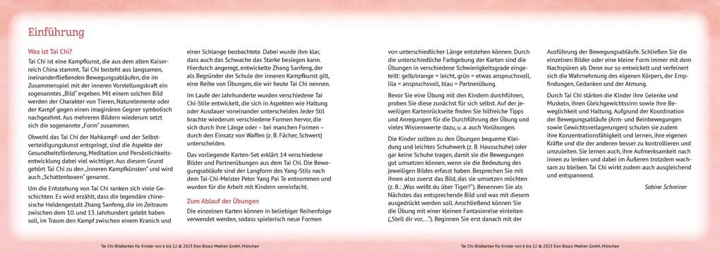 Weitere Ansicht: Tai Chi-Bildkarten für Kinder von 6 bis 12 | Sabine Schreiner
