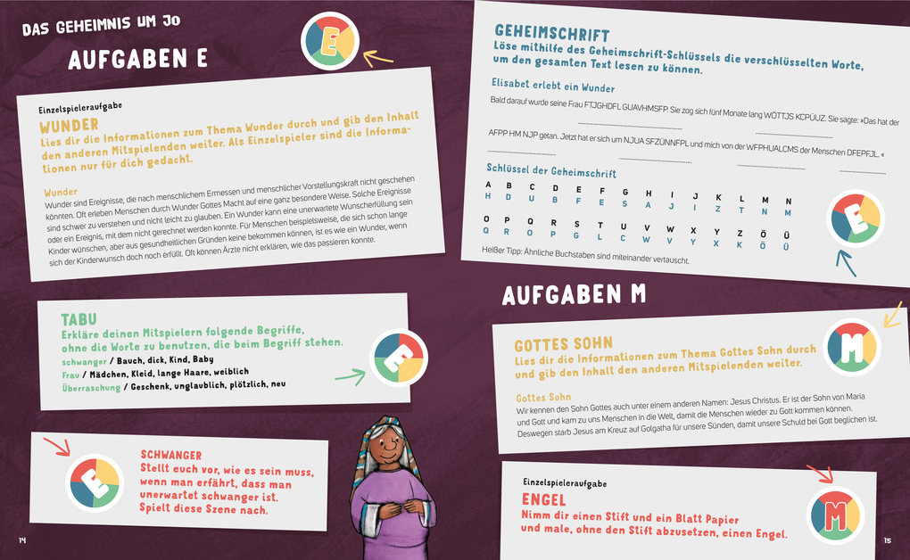 Weitere Ansicht: Das Mega-Buch. Bibelgeschichten. Das Neue Testament. Ein Mitmach-Buch mit Spielen und Rätseln zur Bibel inkl. Sticker. Geschichten von Jesus und seinen Jüngern: Für Kinder ab 8 Jahre