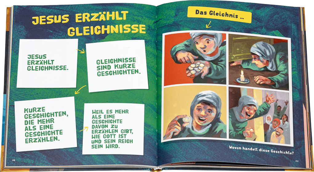 Weitere Ansicht: Das Mega-Buch. Bibelgeschichten. Das Neue Testament. Ein Mitmach-Buch mit Spielen und Rätseln zur Bibel inkl. Sticker. Geschichten von Jesus und seinen Jüngern: Für Kinder ab 8 Jahre