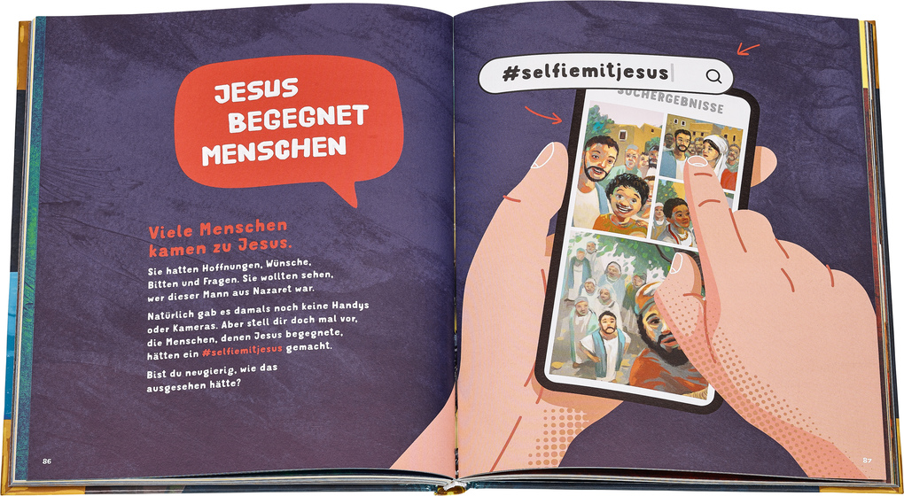Weitere Ansicht: Das Mega-Buch. Bibelgeschichten. Das Neue Testament. Ein Mitmach-Buch mit Spielen und Rätseln zur Bibel inkl. Sticker. Geschichten von Jesus und seinen Jüngern: Für Kinder ab 8 Jahre