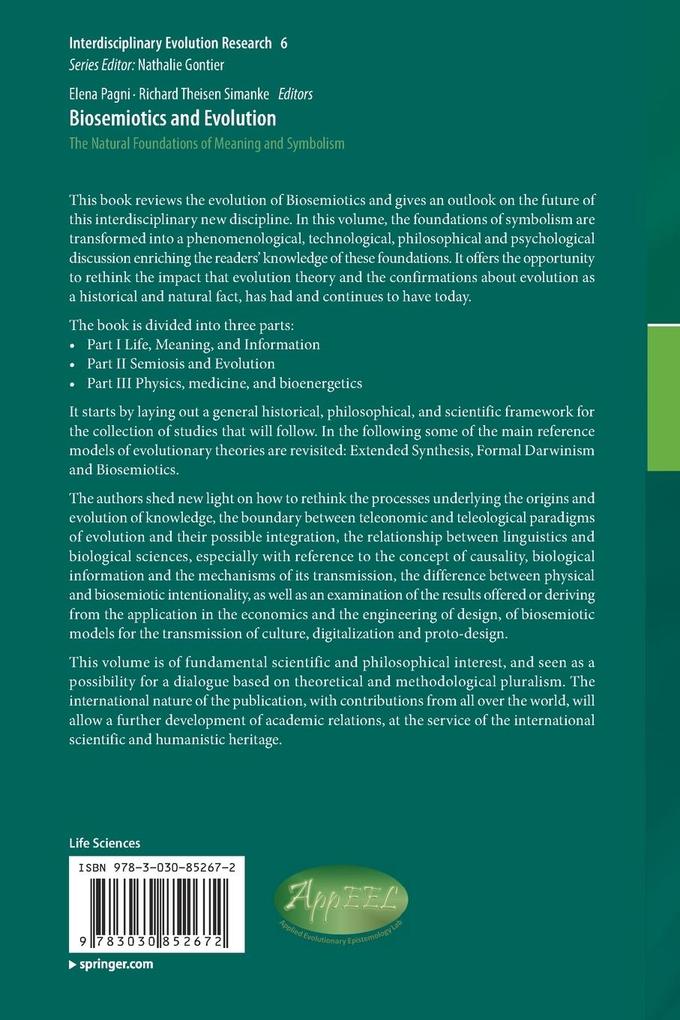 Weitere Ansicht: Biosemiotics and Evolution